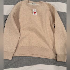 J. Crew Light Beige Cowl Neck Sweater